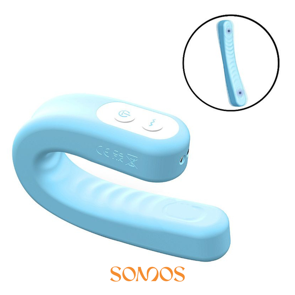 VIBRADOR DE CASAL FLEXIVEL RECARREGAVEL 9 VIBRAÇÕES