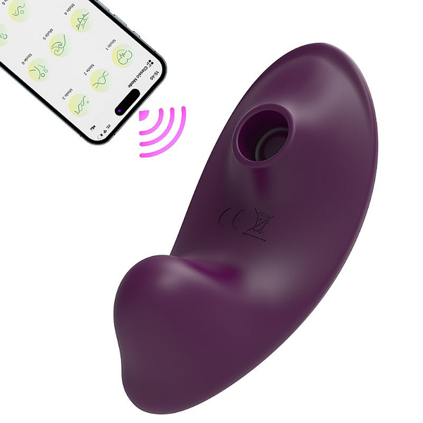 VIBRADOR DE CALCINHA COM ONDAS DE PRESSÃO E CONTROLE POR APP