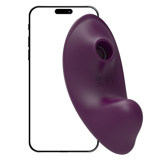 VIBRADOR DE CALCINHA COM ONDAS DE PRESSÃO E CONTROLE POR APP
