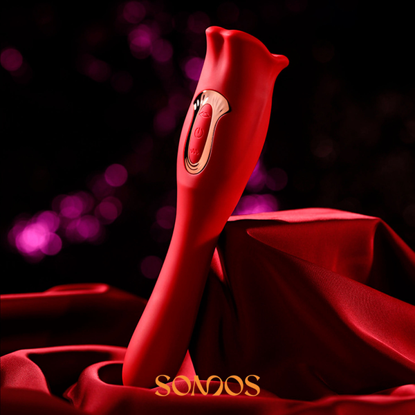 VIBRADOR BOCA COM PENETRADOR RECARREGÁVEL