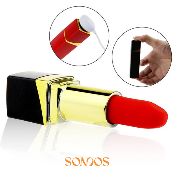 VIBRADOR BATOM BATERIA RECARREGÁVEL
