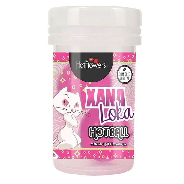 XANA LOKA HOT BALL ESQUENTA ESFRIA VIBRA 3G HOT FLOWERS