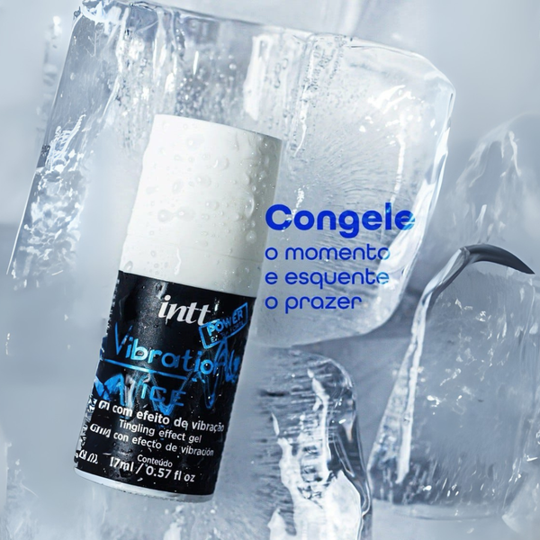 VIBRATION POWER EXCITANTE EFEITO VIBRAÇÃO SABOR MENTA ICE INTT