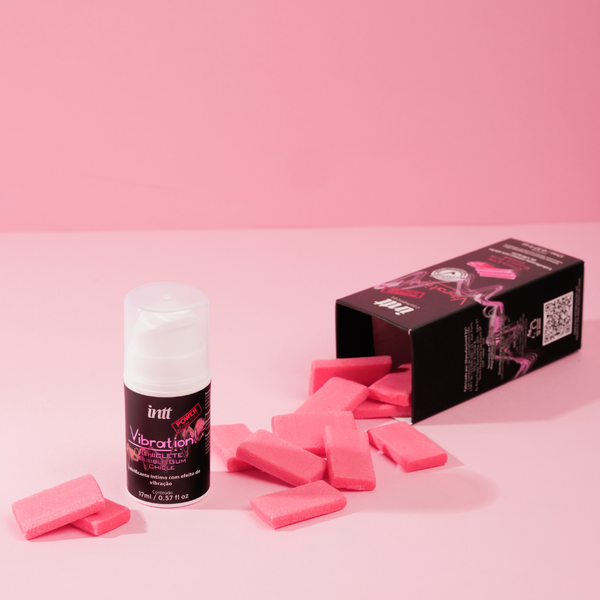 VIBRATION POWER EXCITANTE EFEITO VIBRAÇÃO SABOR CHICLETE INTT