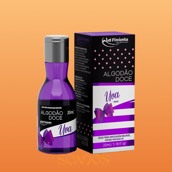 GEL BEIJAVEL LINHA ALGODÃO DOCE HOT 35ML LA PIMIENTA