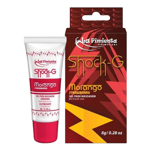 EXCITANTE SHOCK-G EFEITO VIBRAÇÃO BISNAGA 8G LA PIMIENTA...