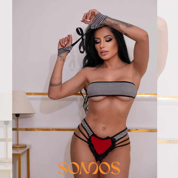 MINI FANTASIA PRESA APAIXONADA PIMENTA SEXY