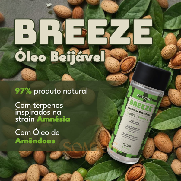OLEO PARA MASSAGEM BREEZE COM TERPENOS 120ML
