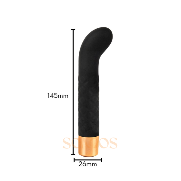 VIBRADOR ESTILO PONTO G RECARREGÁVEL PRETO
