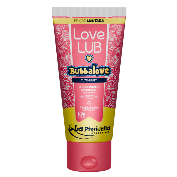 LUBRIFICANTE BUBBALOVE 60G BEIJAVEL