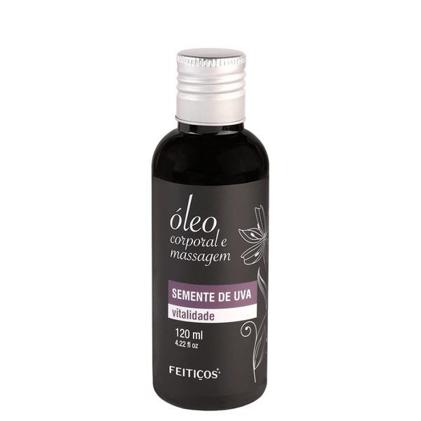 ÓLEO DE MASSAGEM CORPORAL 120ML FEITIÇOS AROMATICOS
