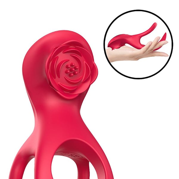 ANEL PENIANO DUPLO PARA TESTICULOS E CLITORIS RECARREGAVEL