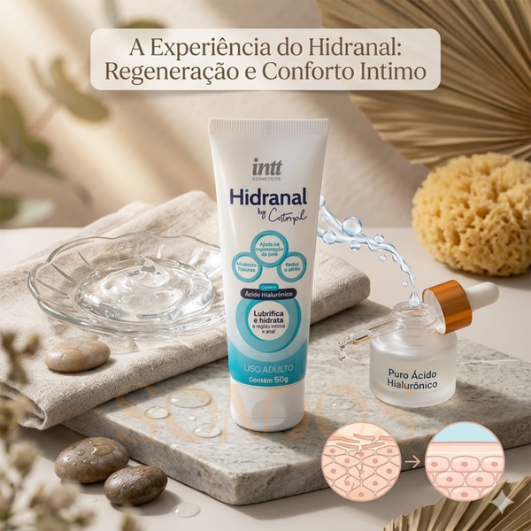 HIDRATANTE E LUBRIFICANTE ÍNTIMO ANAL E VAGINAL HIDRANAL BY CASTROPIL 50GR INTT