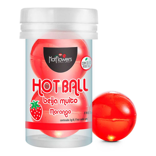 BOLINHA BEIJAVEL 2 UNIDADES HOT FLOWERS