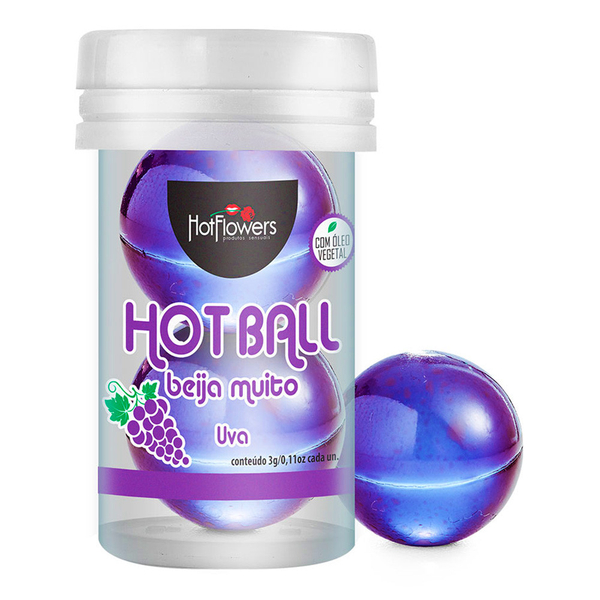 BOLINHA BEIJAVEL 2 UNIDADES HOT FLOWERS