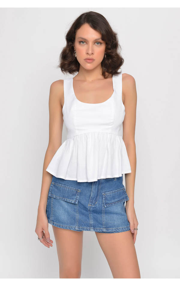 Short Saia Com Bolso Cargo