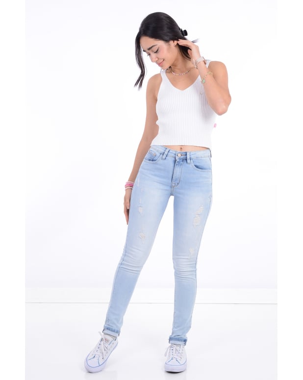 Calça Jeans Skinny 