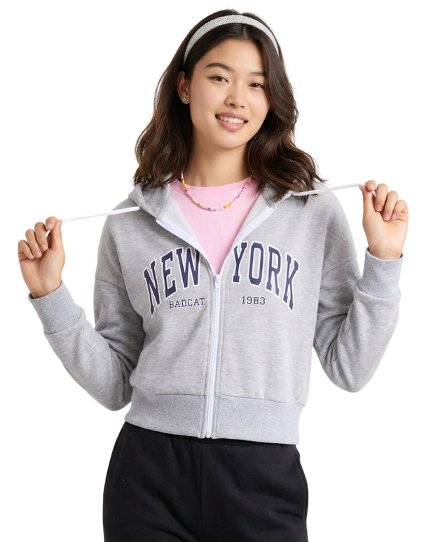 Moletom Cropped Zíper