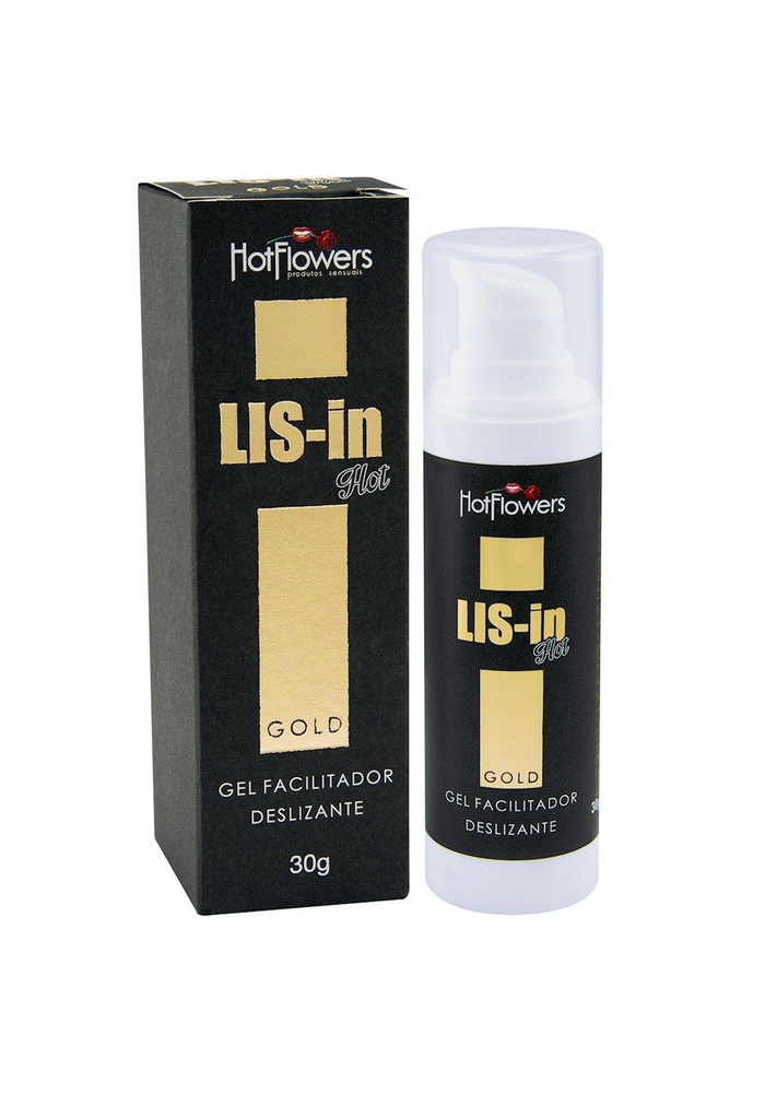 LIS-IN GOLD GEL ANAL FACILITADOR 30G HOT FLOWERS