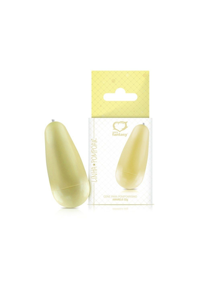 CONE POMPOAR PESINHO AMARELO 32G SEXY FANTASY