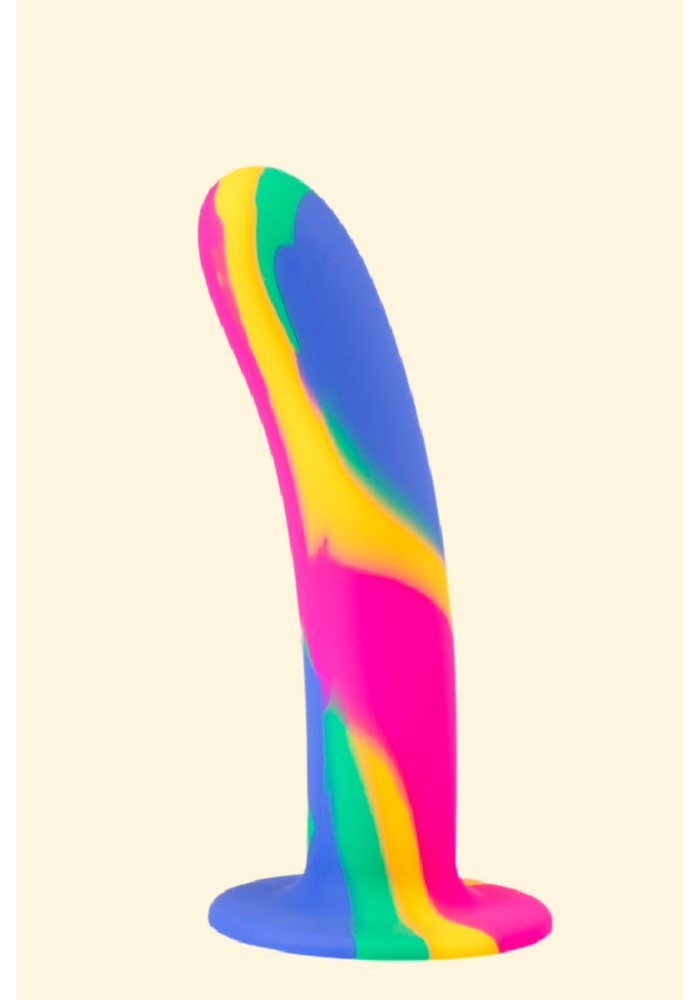 Dildo com ventosa Play Rainbow 17 x 3,5cm