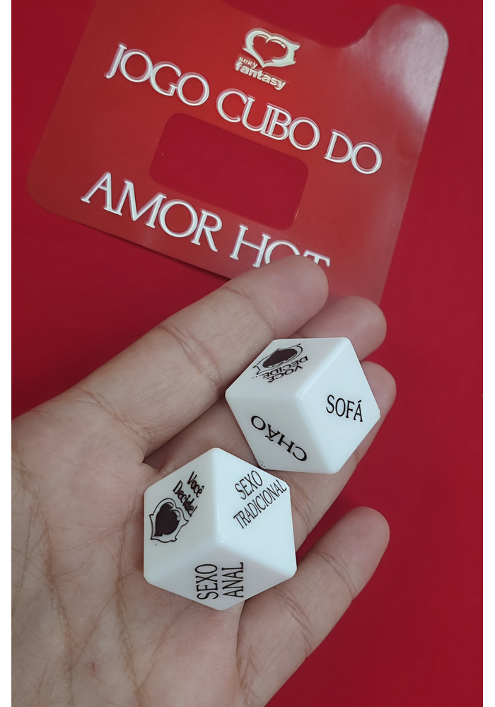 Jogo de dadinho erótico Cubo do Amor Hot 