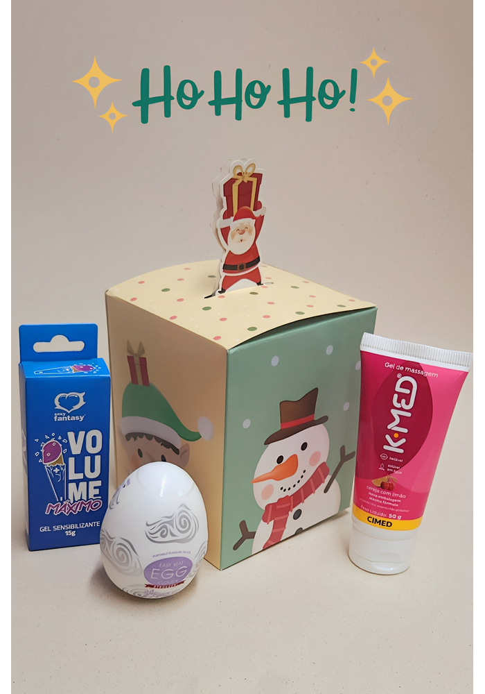 Kit de Natal Masculino Ho Ho Ho