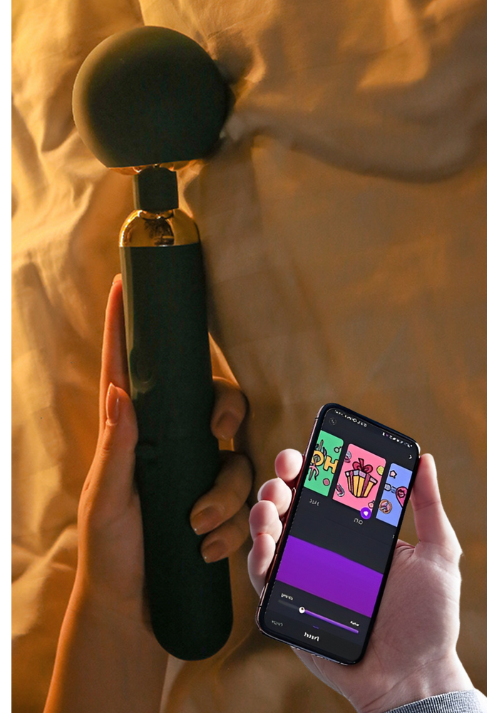 Vibro Varinha Mágica com app para celular Magic Zen