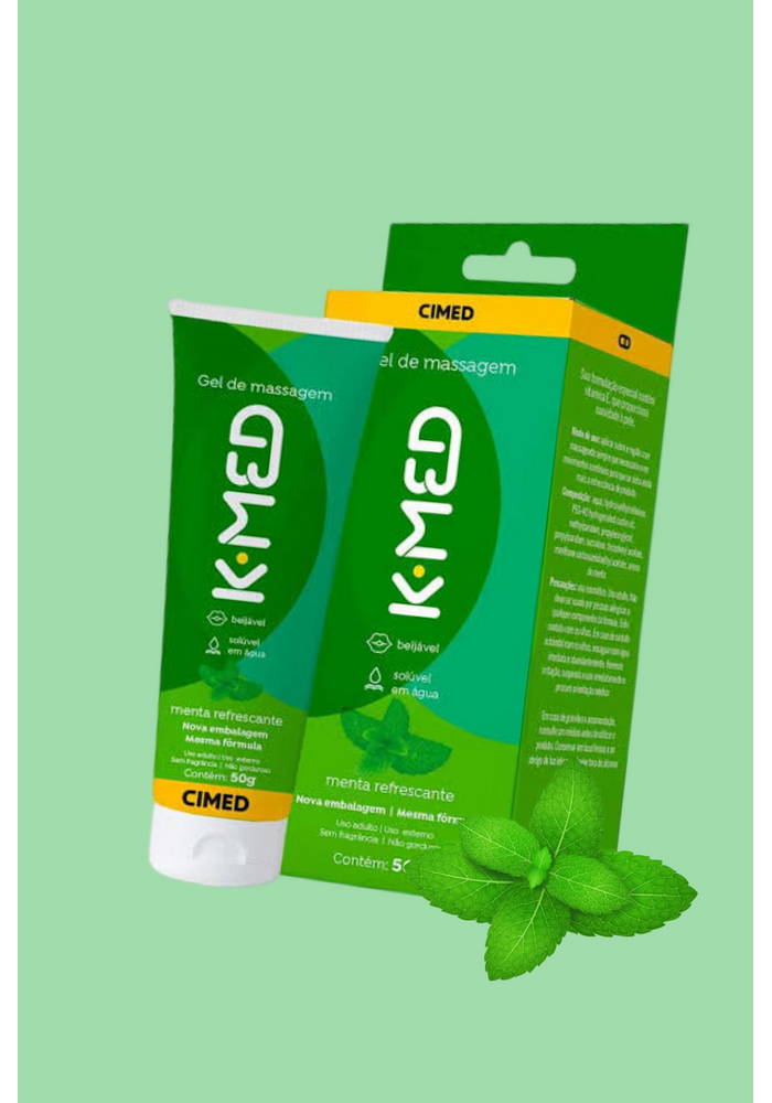 LUBRICANTE BEIJÁVEL MENTA 50G ROCKETTS K-MED