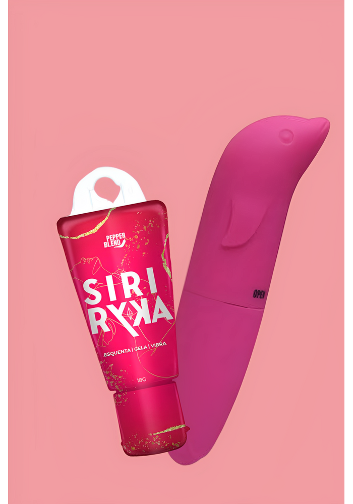 Kit Siriryka Gel excitante + Vibrador Golfinho 