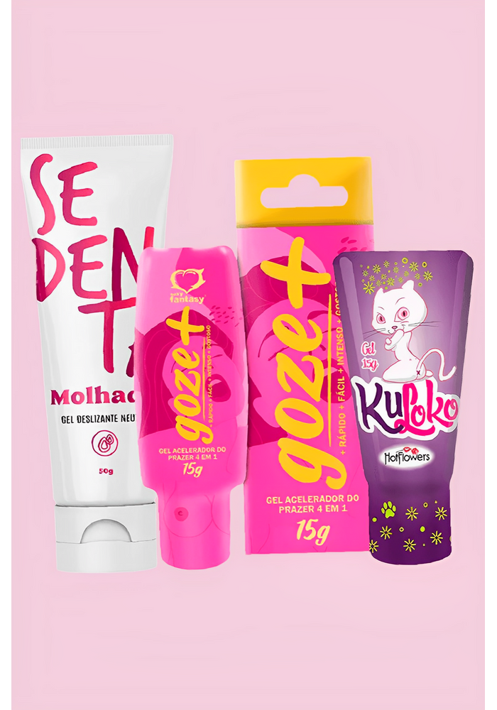 Kit Gel Sedenta estimulante, Kuloko e Goze+ 