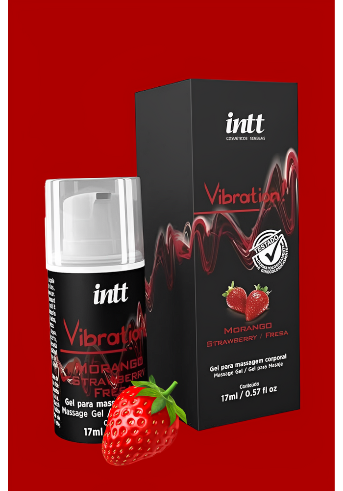 VIBRATION GEL EXCITANTE QUE VIBRA ALGODÃO DOCE INTT