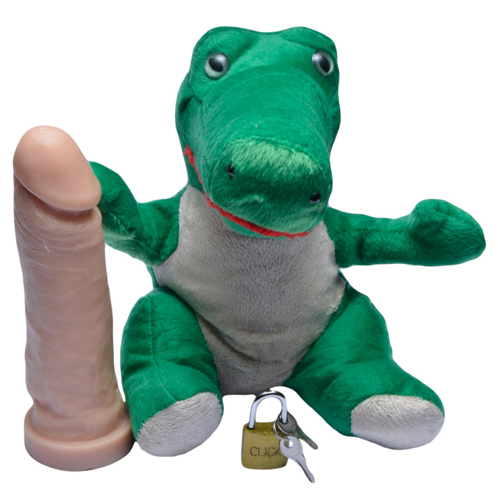 Jacaré Em Pelucia Com Compartimento Secreto Universo Da Pelucia