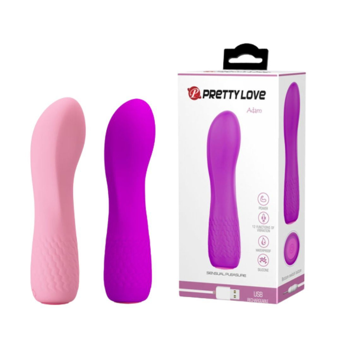 Vibrador Ponto G 12 Modos De Vibração Adam Pretty Love