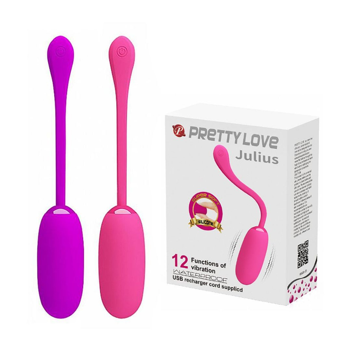 Cápsula Vibratória Julius Recarregável 12 Vibrações Pretty Love