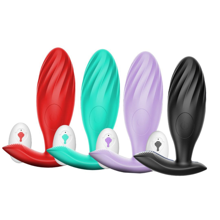 Plug Anal De Silicone Com Controle Remoto 12 Vibrações Vibe Toys