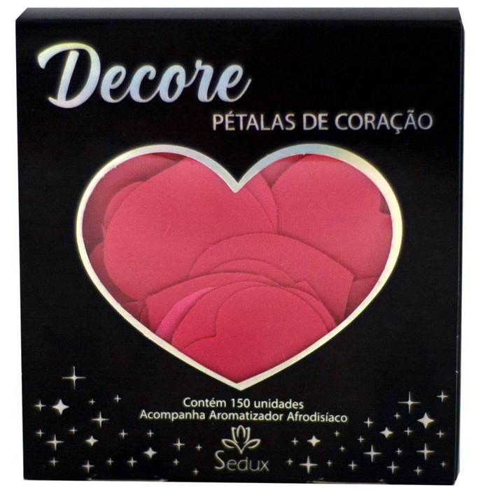 Pétalas Decore Rosa De Coração Aromatizadas Sedux