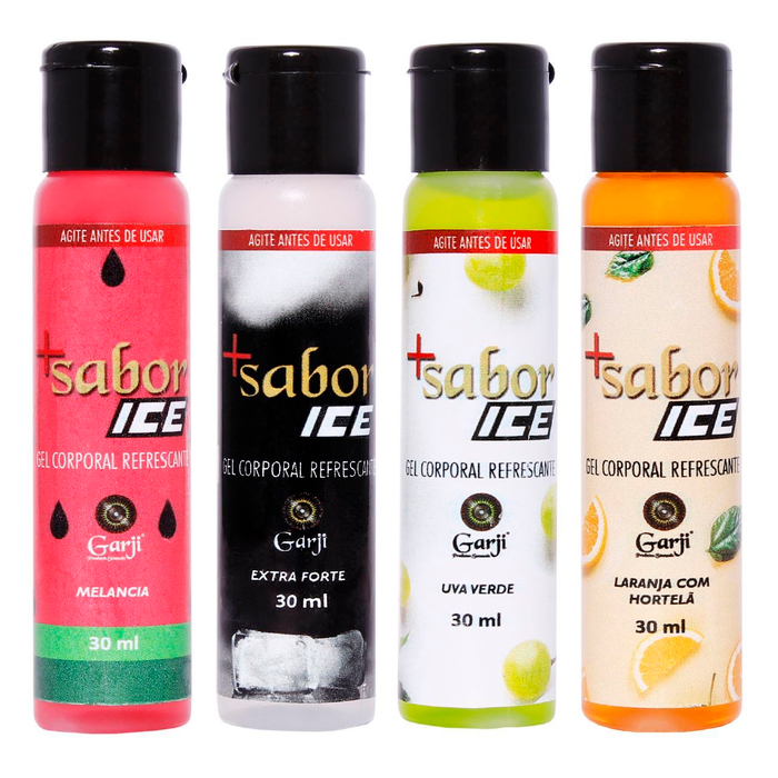 +sabor Ice Gel Beijável 25ml Garji