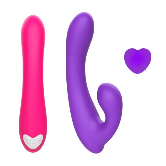 Vibrador Ponto G Heart 9 Modos De Vibração E Rotação Vibe Toys