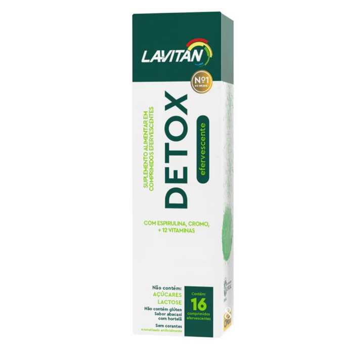 Lavitan Detox Suplemento Alimentar 16 Comprimidos Efervescentes 5g Cimed