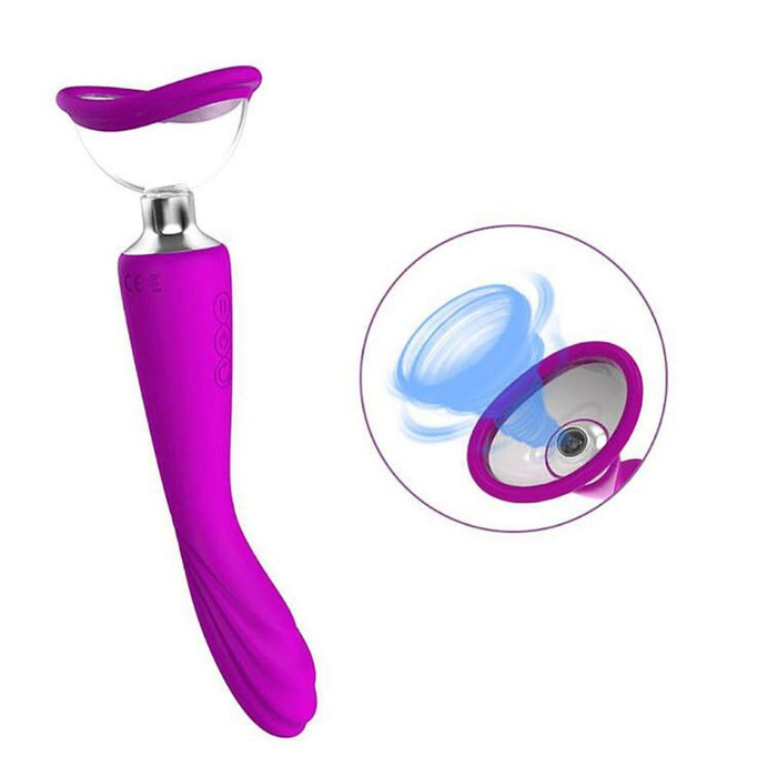 Vibrador De Ponto G E Clitóris Com Sucção E 7 Vibrações Alon Vibe Toys