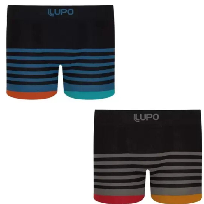 Cueca Boxer Kids Em Microfibra Sem Costura Lupo