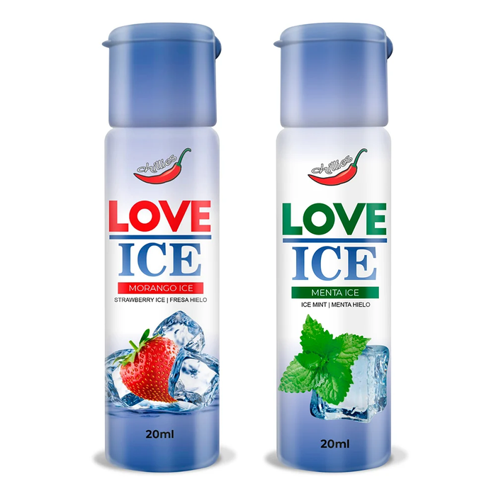 Love Ice Gel Beijável 20 Ml Chillies