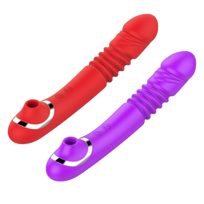 Vibrador Duplo Stretch 7 Modos De Vai E Vem E 7 Modos De Pulsação