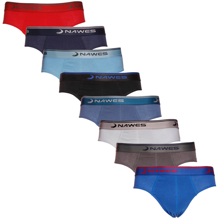 Cueca Slip Adulto Algodão Com Elástico Personalizado Nawes