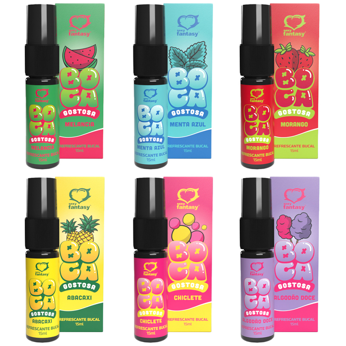 Boca Gostosa Refrescante Bucal 15ml Sexy Fantasy