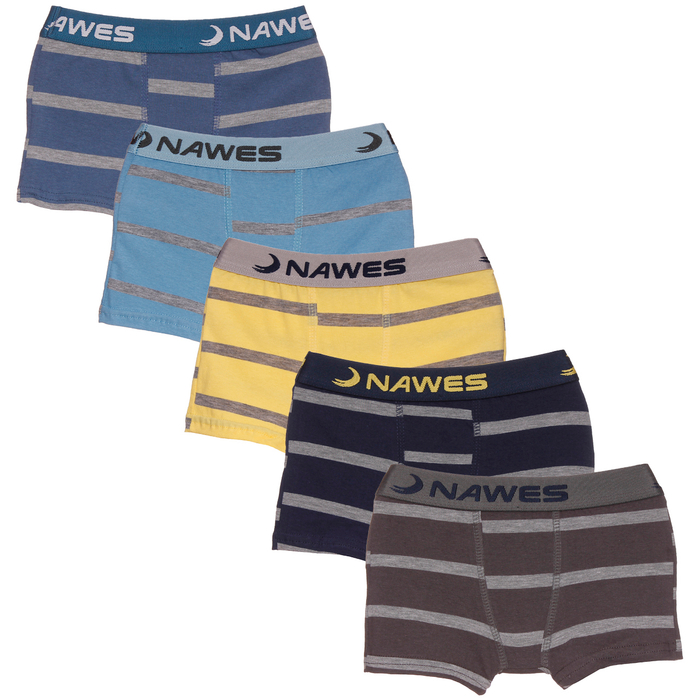 Cueca Boxer Infantil Listras Nawes