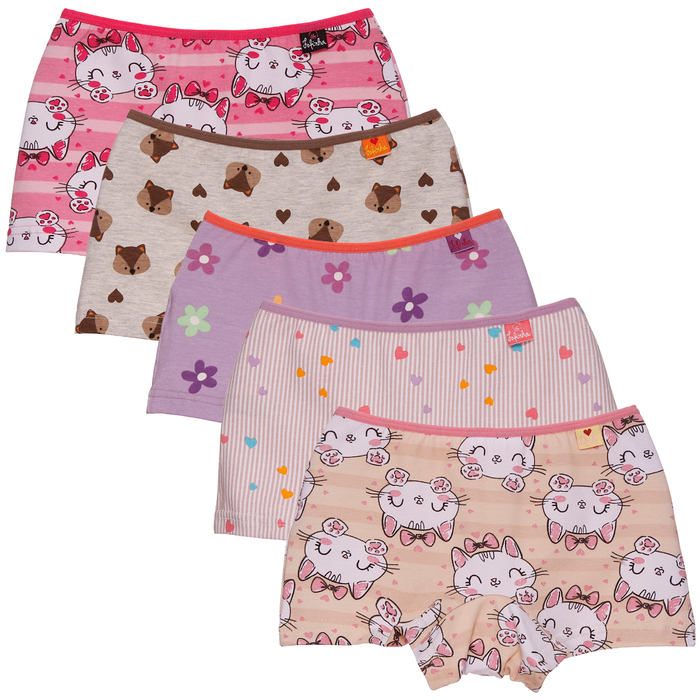 Calcinha Boxer Infantil Estampada Fofatex