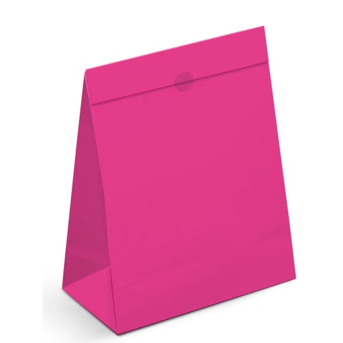 Saco De Papel Gg Para Presente Pink Core Cromus