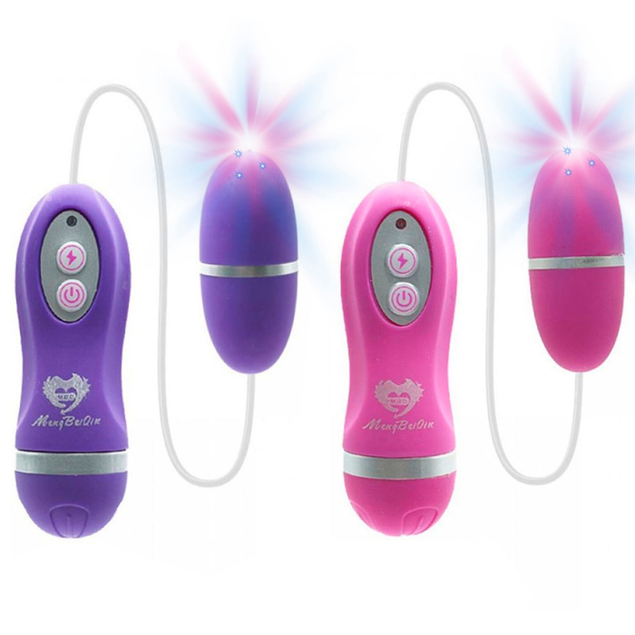 Vibrador Bullet Egg Com Led Luminoso E Controle 30 Vibrações Vibe Toys